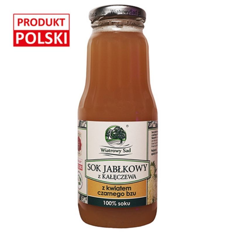 Sok jabłkowy z kwiatem czarnego bzu 300ml