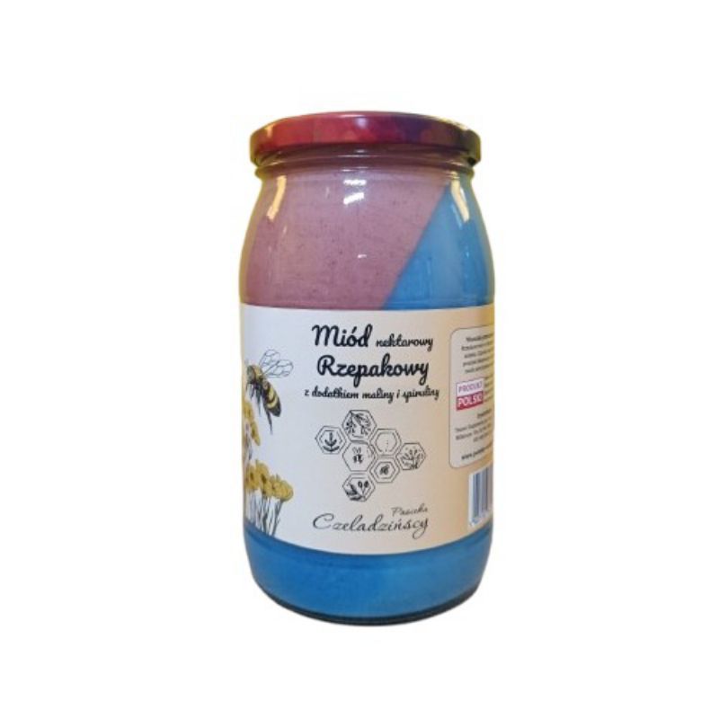 Miód z maliną i spiruliną