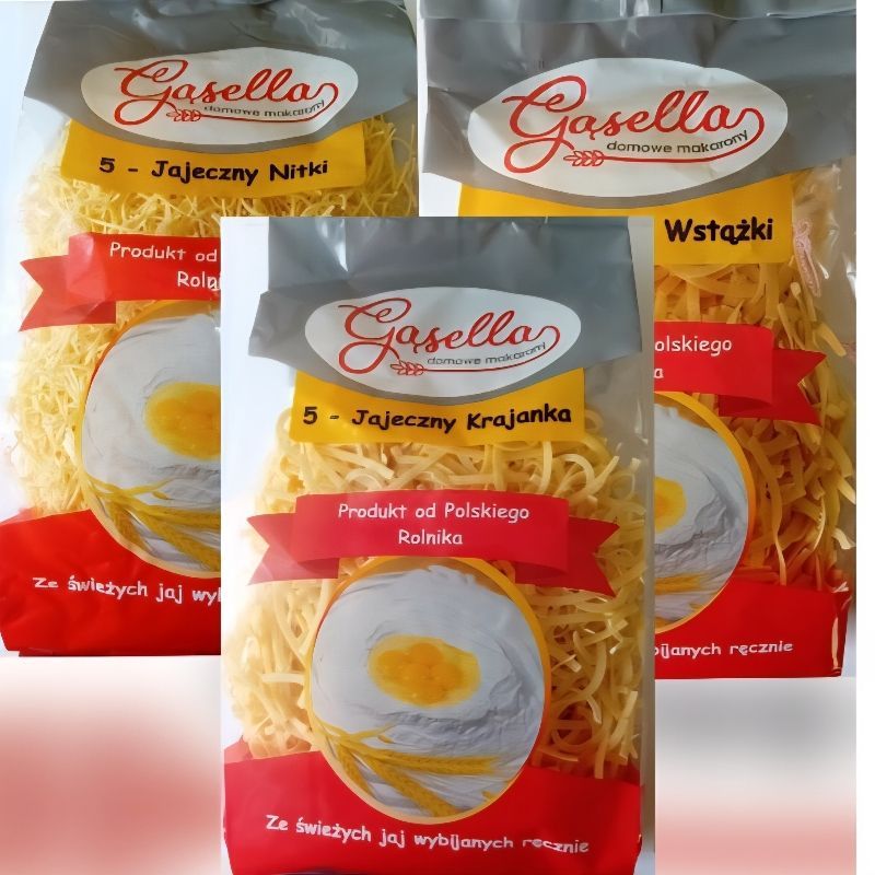 BOX Gąsella Makarony 12x500g MIX Nitka Krajanka Wstążki 6 kg