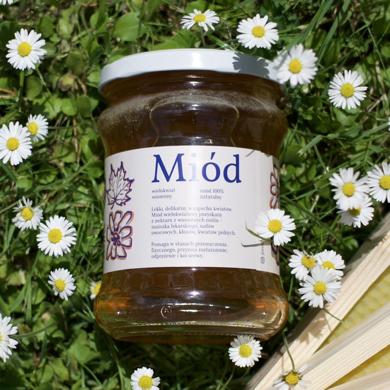 Miód wielokwiatowy wiosenny 250g