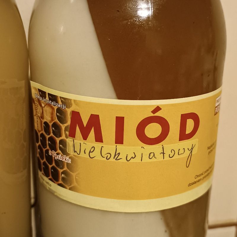Miód wielokwiatowy, dwa smaki i kolory