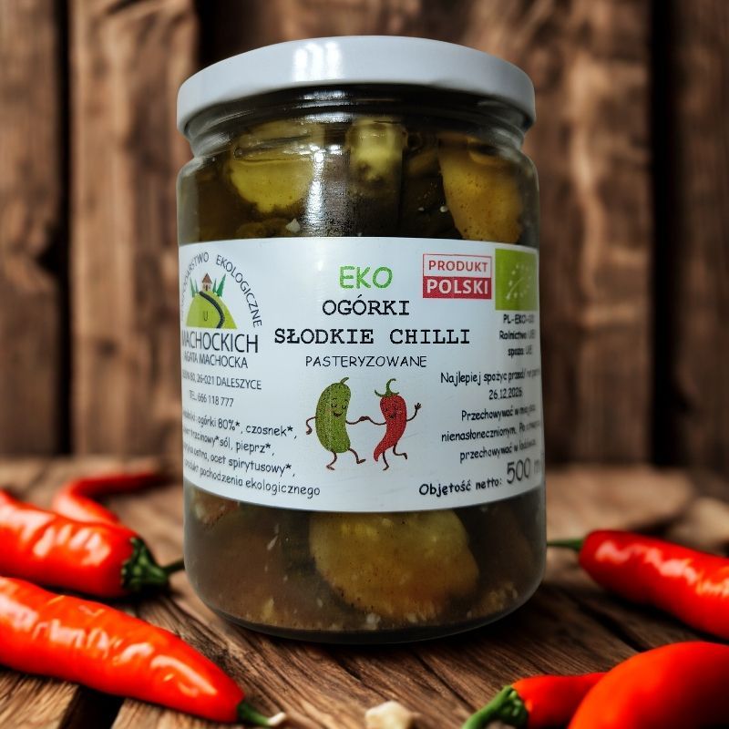 Ogórki słodkie chilli