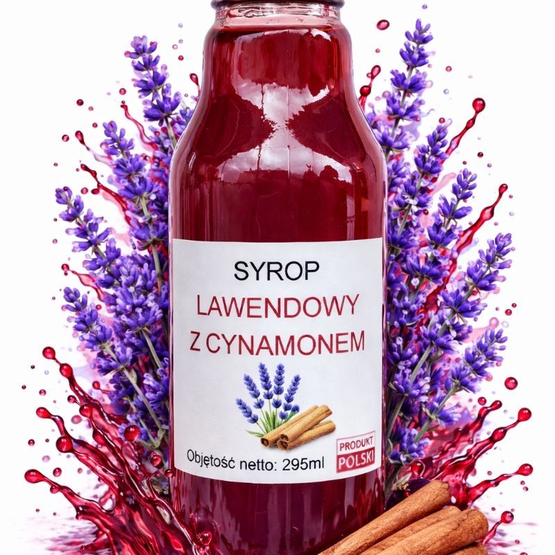 Syrop lawendowy z cynamonem