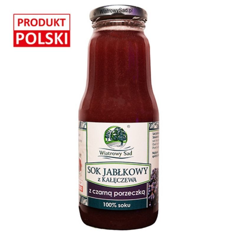 Sok jabłkowy z czarną porzeczką 300ml