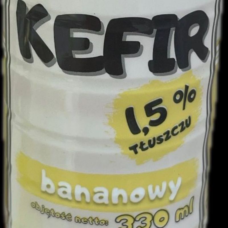 Kefir bananowy 1.5% tłuszczu