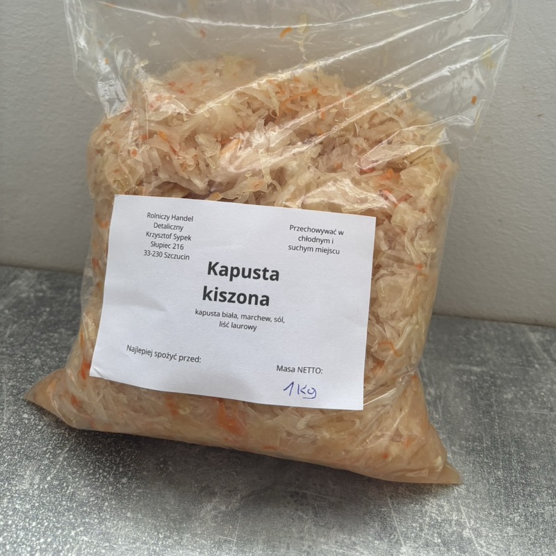 Kapusta kiszona (woreczek 1kg)