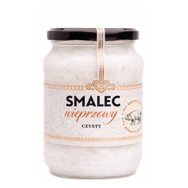 Smalec wieprzowy czysty 570 g/ 720 ml - Schronisko Bukowina