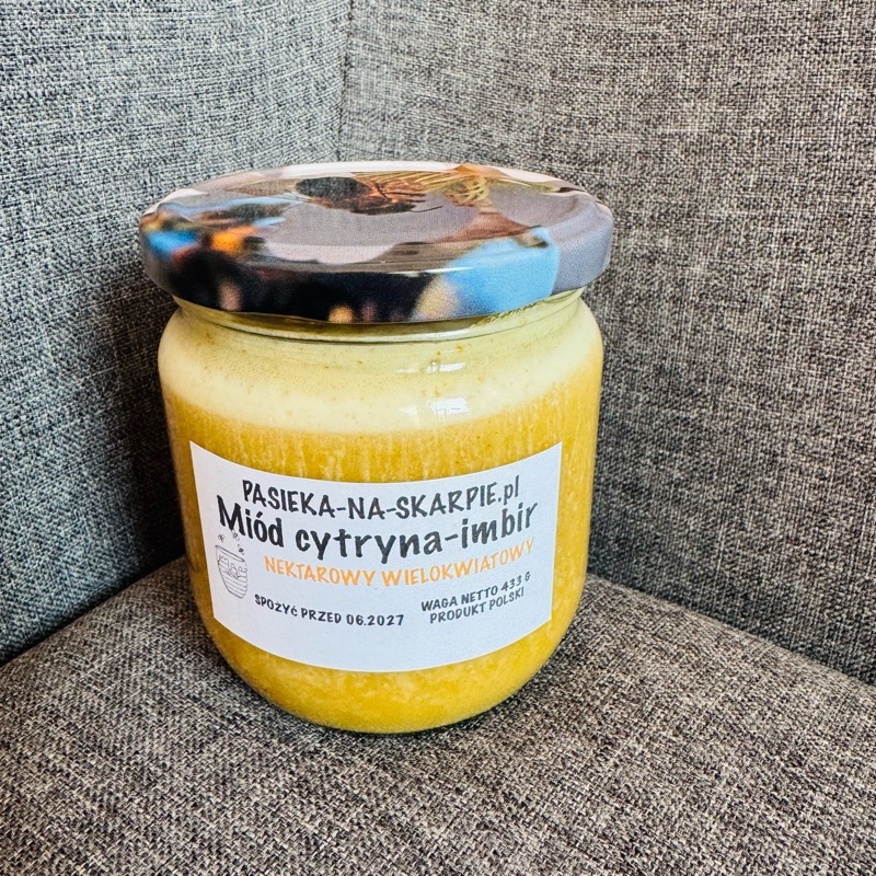 Miód leśny z cytryną i imbirem