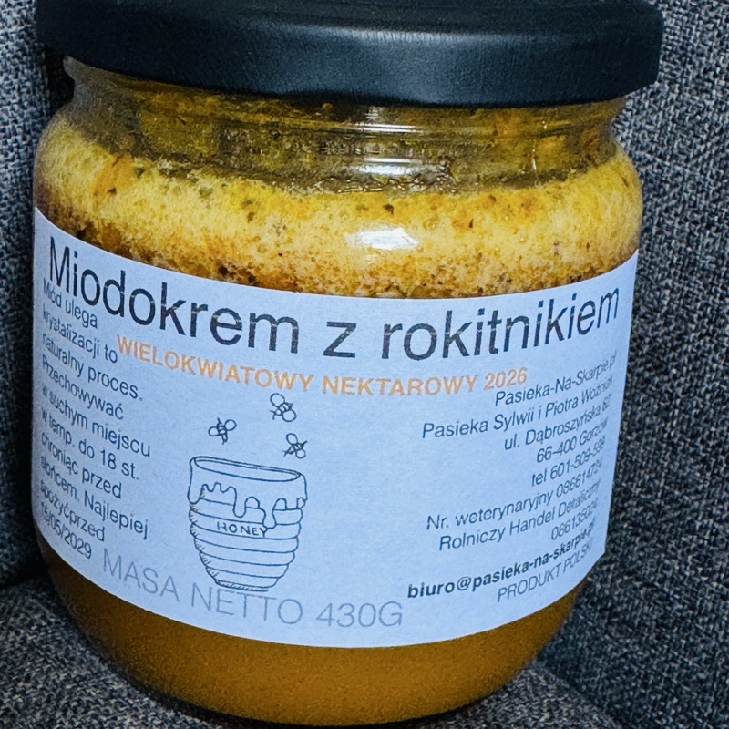 Miodokrem z rokitnikiem