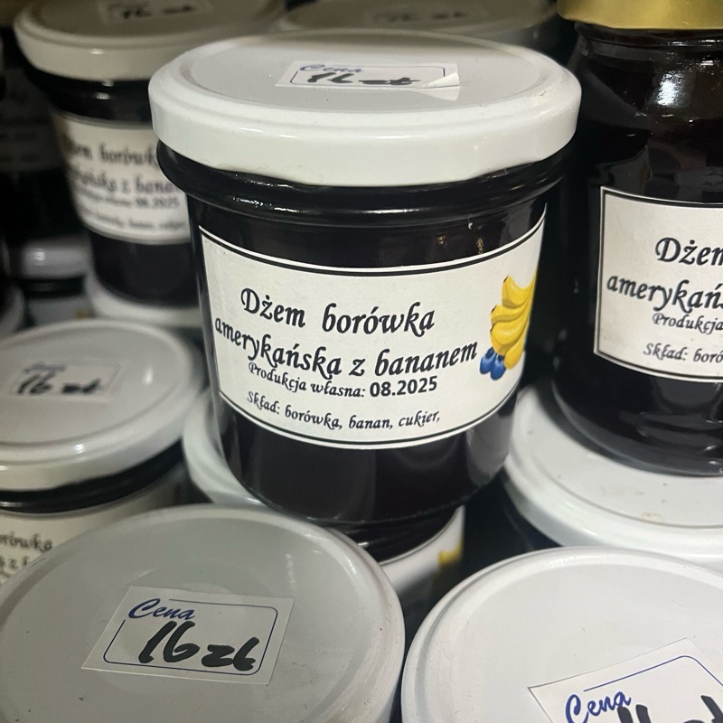 Dżem borówka-banan 15% cukru