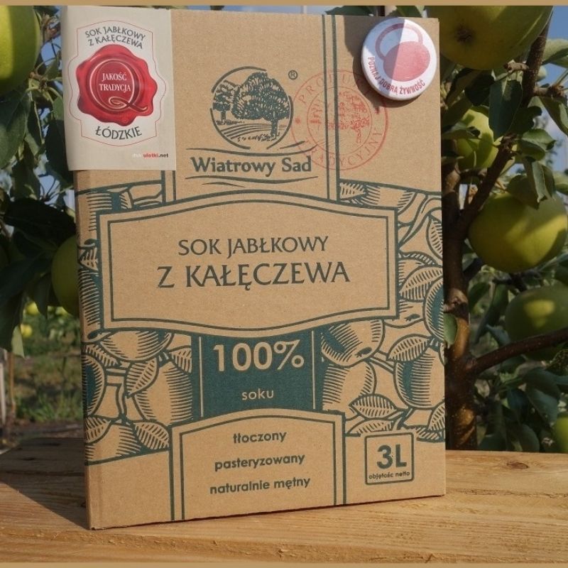 Sok jabłkowy tłoczony 3l
