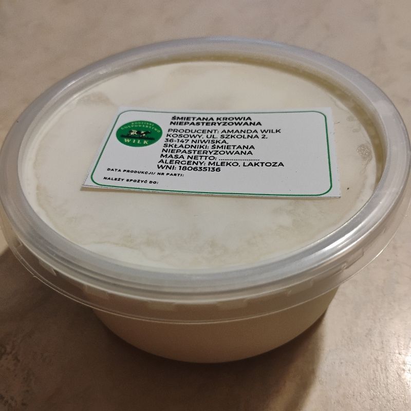 Śmietana krowia (350ml)