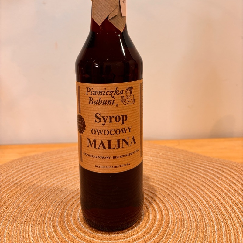 Syrop malinowy Piwniczka Babuni