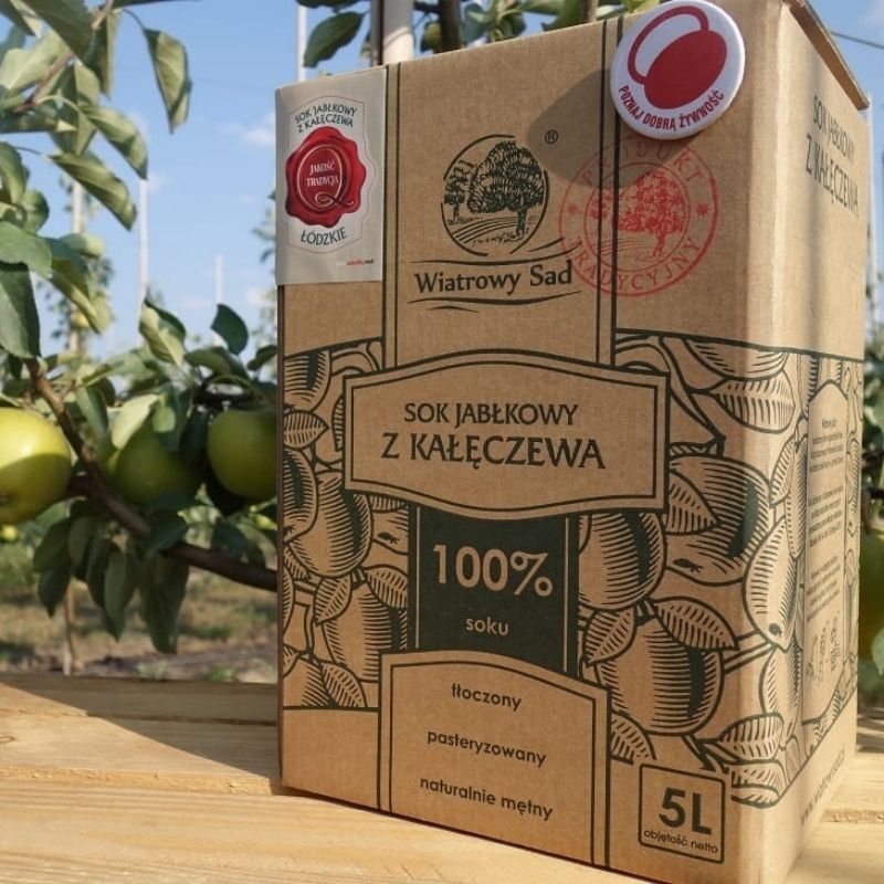 Sok jabłkowy tłoczony 5l