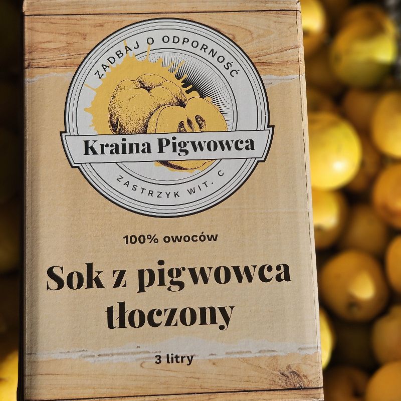 Sok z pigwowca tłoczony. 3 litry.