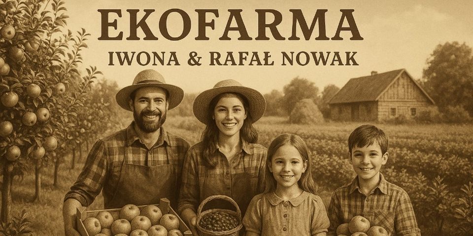 Baner sklepu Ekofarma — Warka, Polska