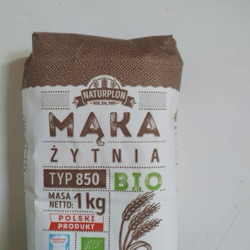 Mąka żytnia typ 850 bio