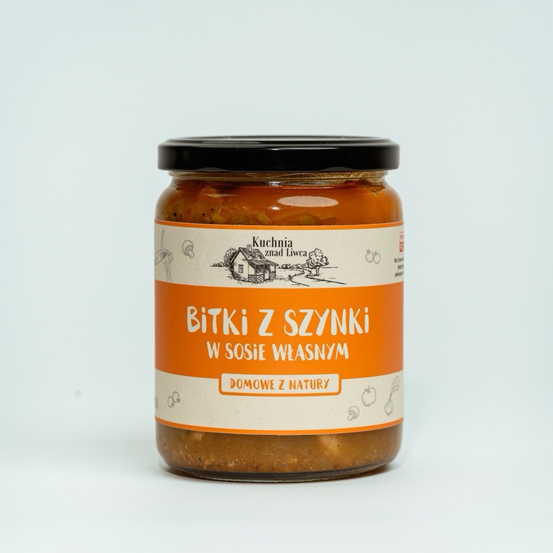 Bitki z szynki w sosie własnym 540 ml