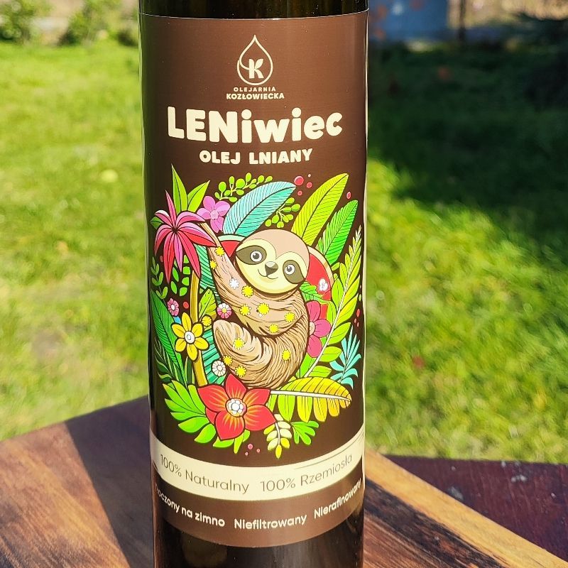 LENiwiec Olej lniany tłoczony na zimno 