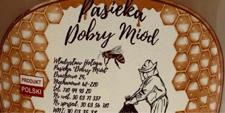 Baner sklepu Pasieka  DOBRY MIÓD  — Drachowo, Polska