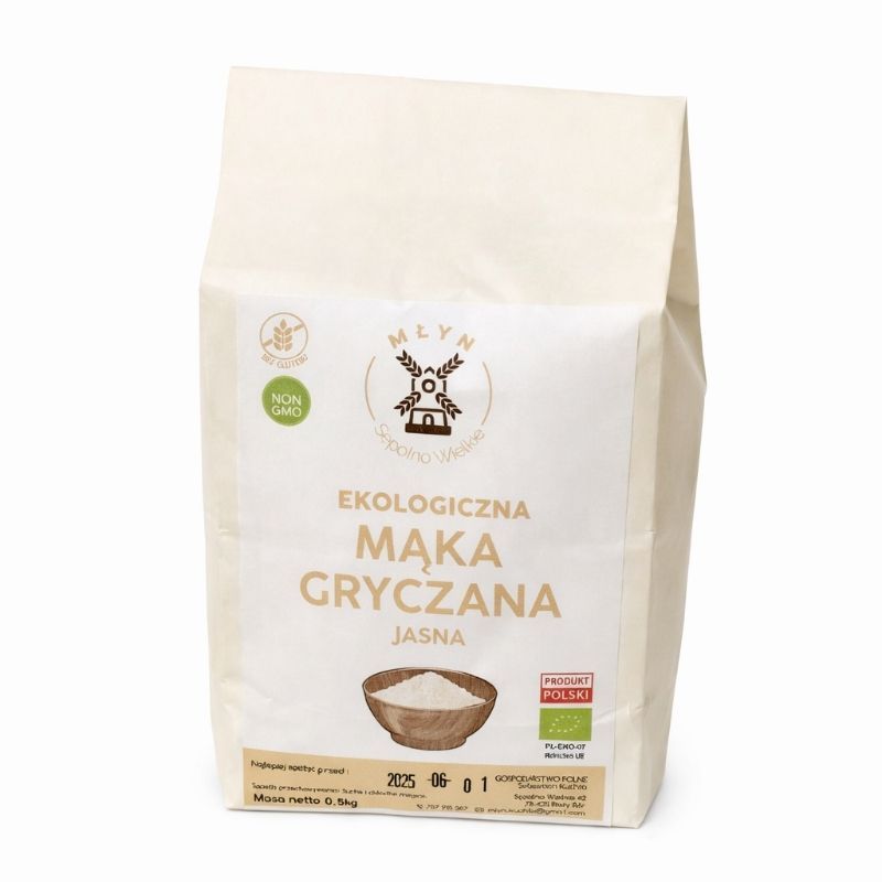 Ekologiczna mąka gryczana 0,5kg