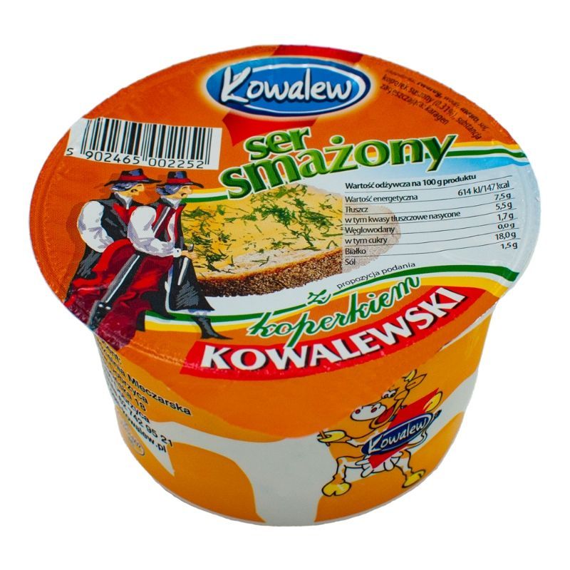 Ser smażony kowalewski z koperkiem