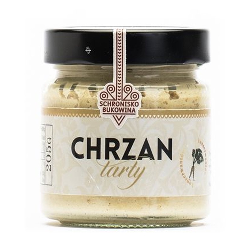 Chrzan tarty 205g - Schronisko Bukowina