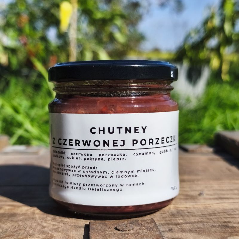 Chutney z czerwonej porzeczki