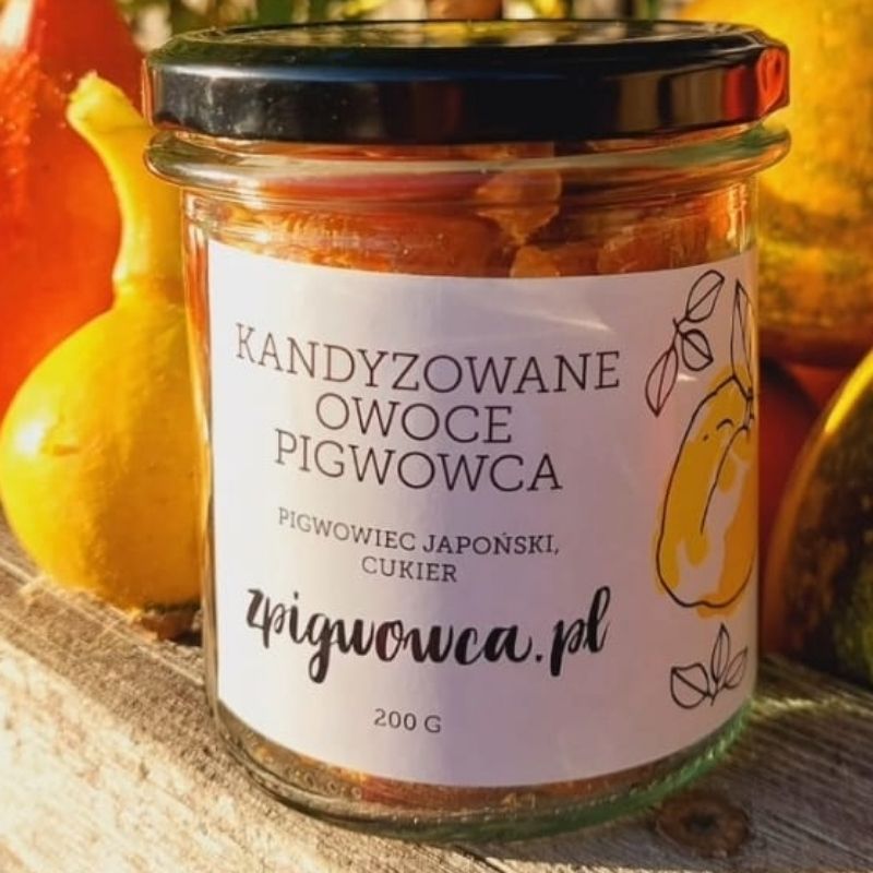 Kandyzowane owoce pigwowca