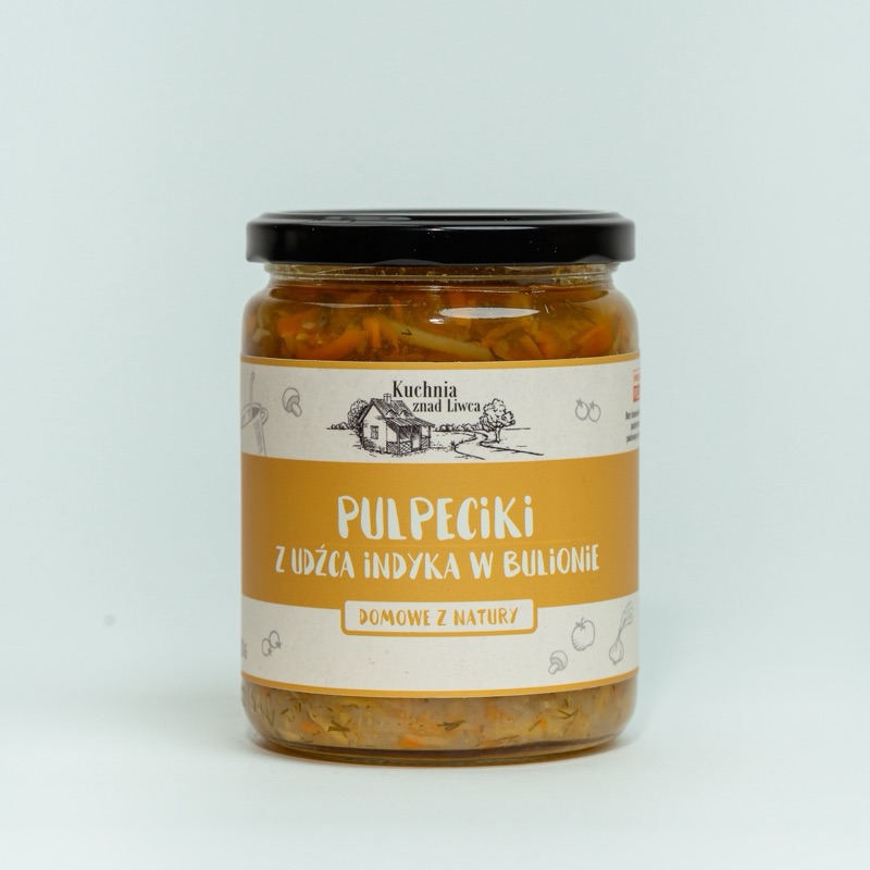 Pulpeciki z udźca indyka w bulionie 540 ml