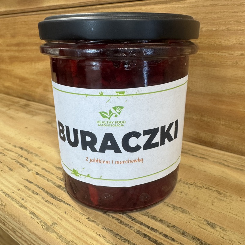Buraczki z jablkiem i marchewką