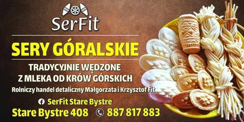 Baner sklepu SerFit Stare Bystre-od Gazdy z Podhala !  — Stare Bystre, Polska