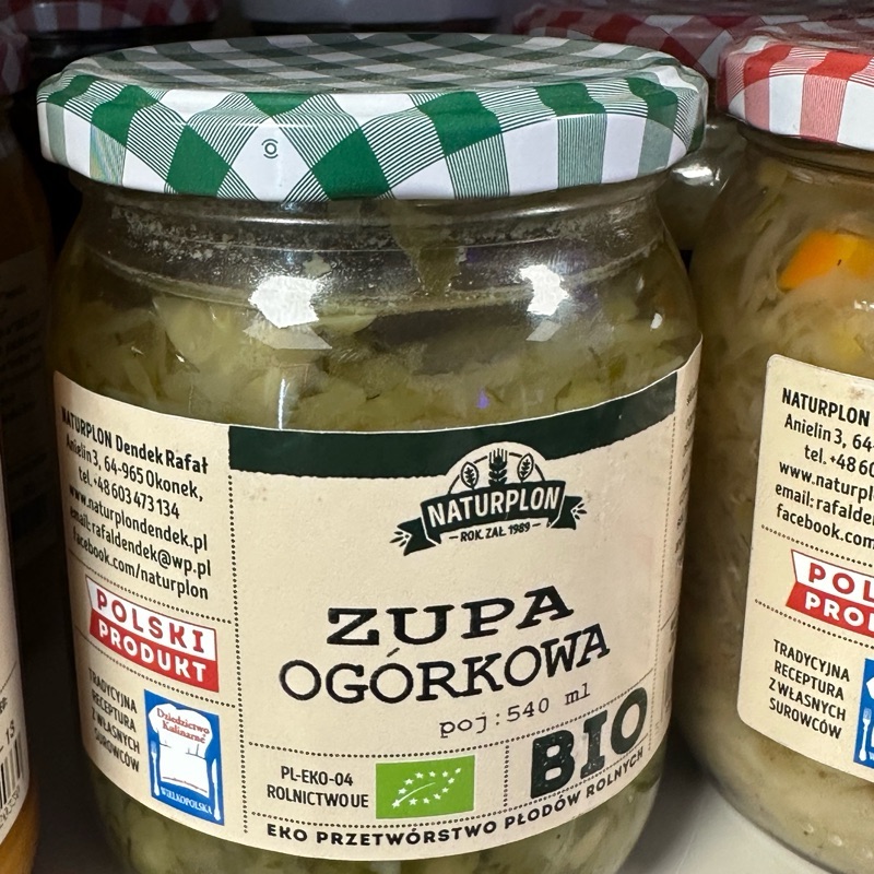 Zupa ogórkowa bio