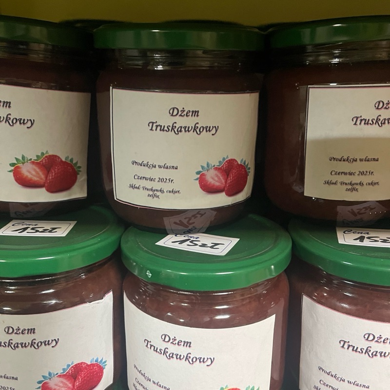 Dzem truskawkowy 15% cukru