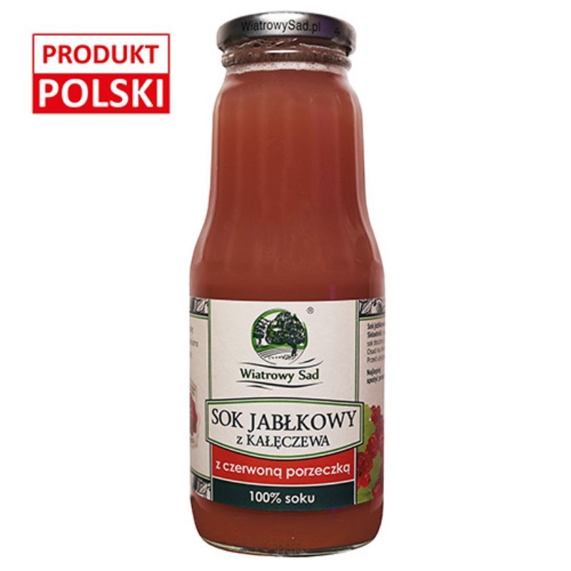 Sok jabłkowy z czerwoną porzeczką 300ml