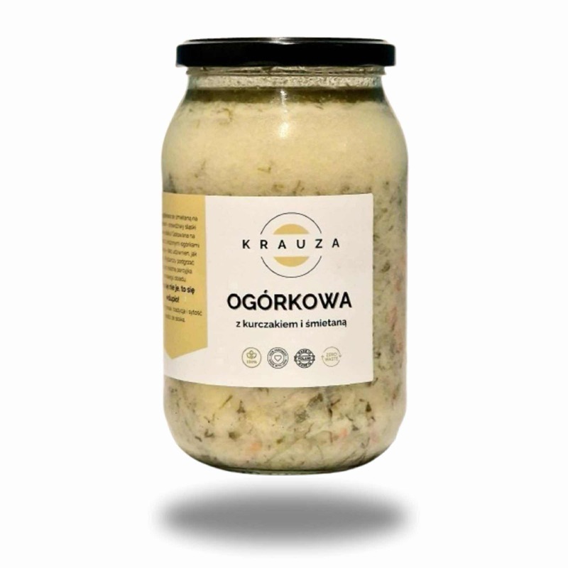 Zupa ogórkowa z kurczakiem 