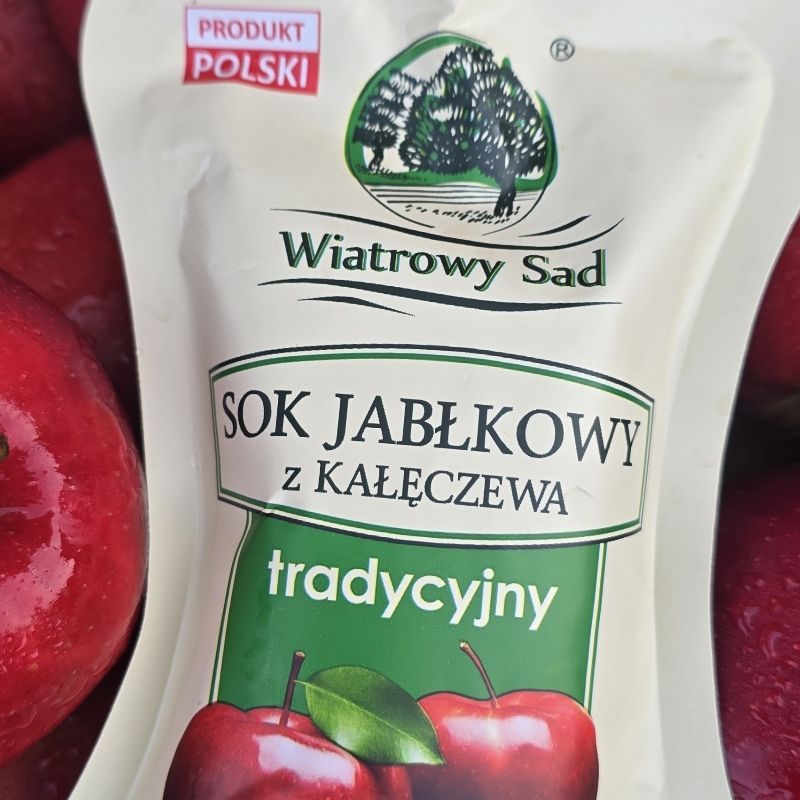 Sok jabłkowy tłoczony 200ml