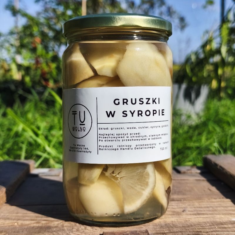Gruszki w syropie 