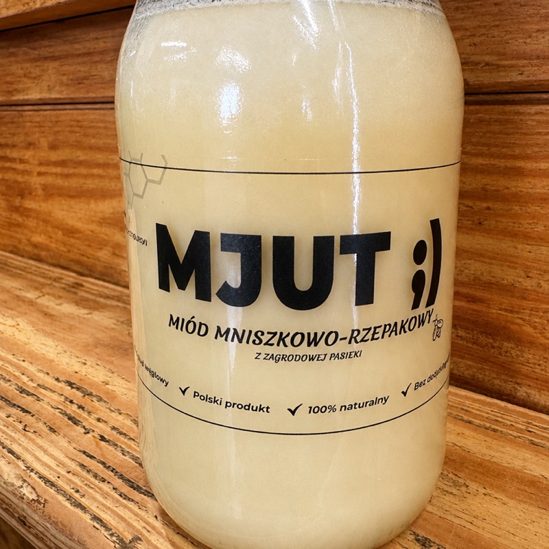 Miód mniszkowo-rzepakowy 0,9kg