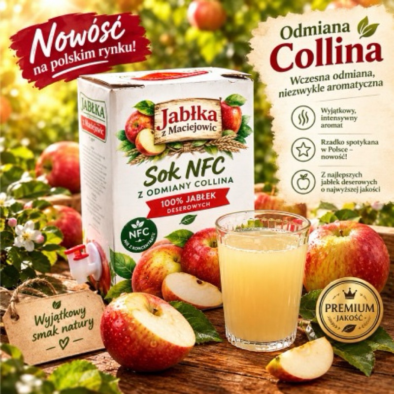 Sok jabłkowy Collina Premium NFC
