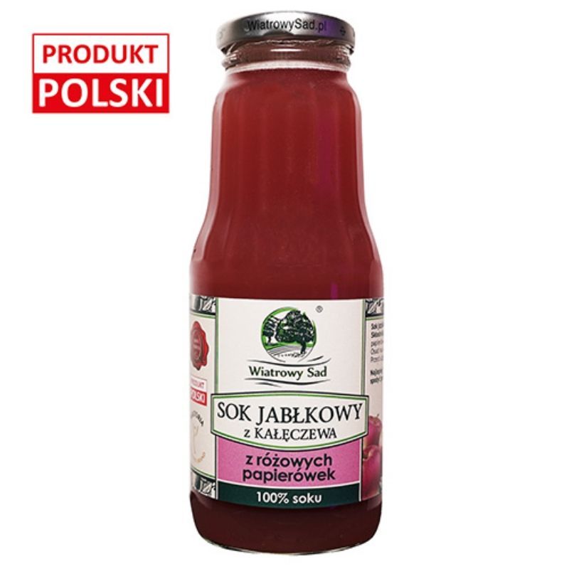 Sok jabłkowy z różowych papierówek 300ml