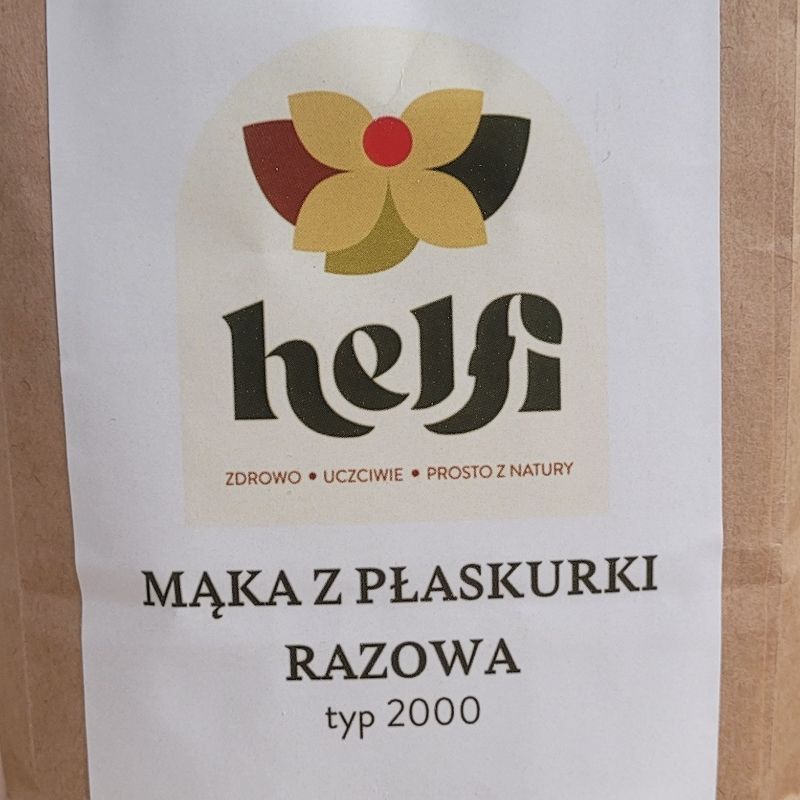 Mąka z płaskurki razowa typ 2000