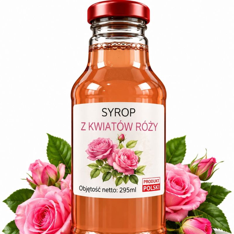 Syrop z kwiatów róży