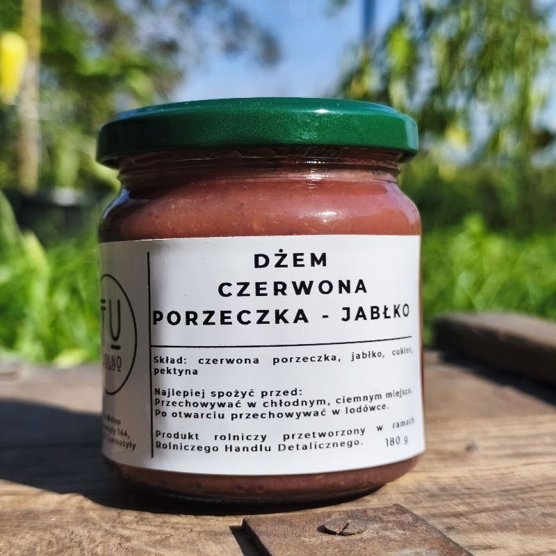 Dżem czerwona porzeczka - jabłko 
