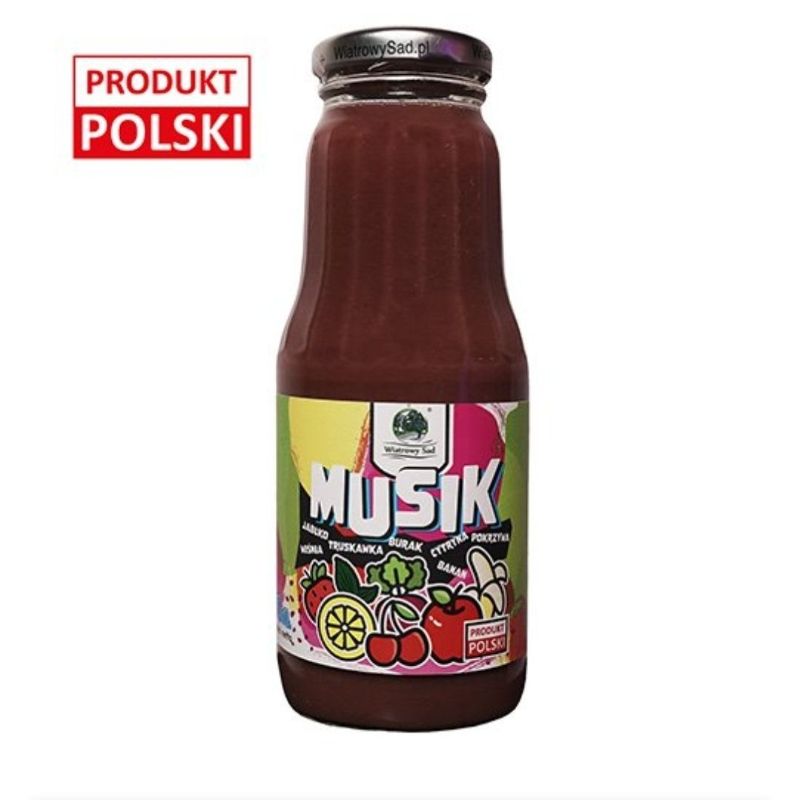Musik jabłko / banan / wiśnia / truskawka / burak / pokrzywa
