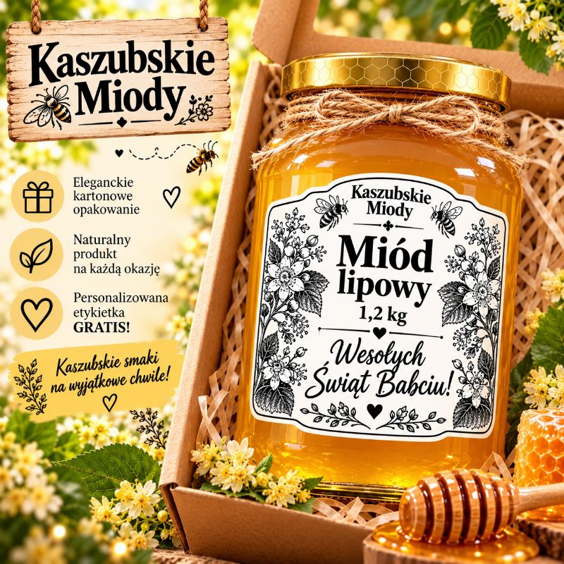 Kaszubskie Miody – Personalizowany Prezent na Każdą Okazję 🌿