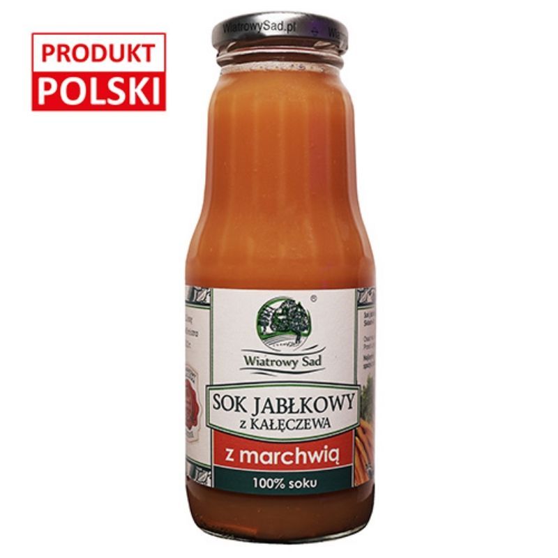 Sok jabłkowy z marchwią 300ml