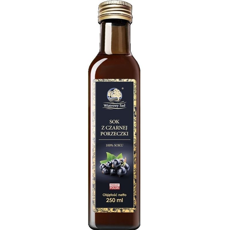 Sok z czarnych porzeczek 250ml
