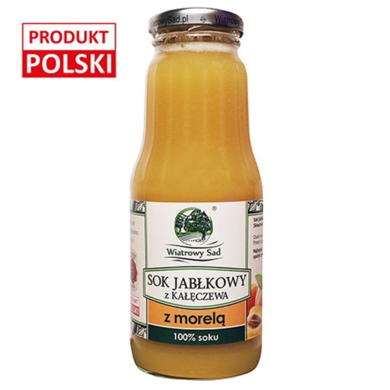 Sok jabłkowy z morelą 300ml