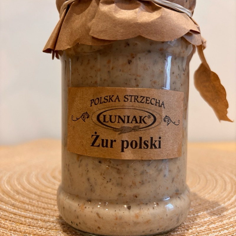 Żur polski na naturalnym zakwasie mąki żytniej
